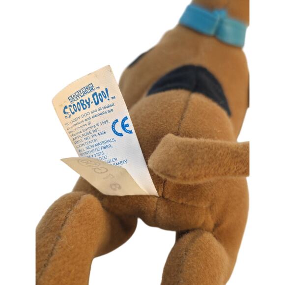 Applause Scooby-Doo 7" Plush Bean Bag Stuffed Wiggle Pizza Pull Toy Shaking - Picture 6 of 8